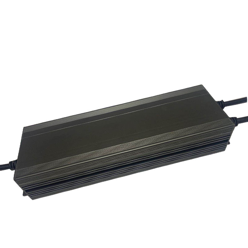 12v400w Zhongshan high quality constant voltage waterproof black gray aluminum shell driver supply