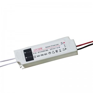 90~260VAC to DC 12V 30w constant voltage waterproof power supply 2.5A for LED lighting